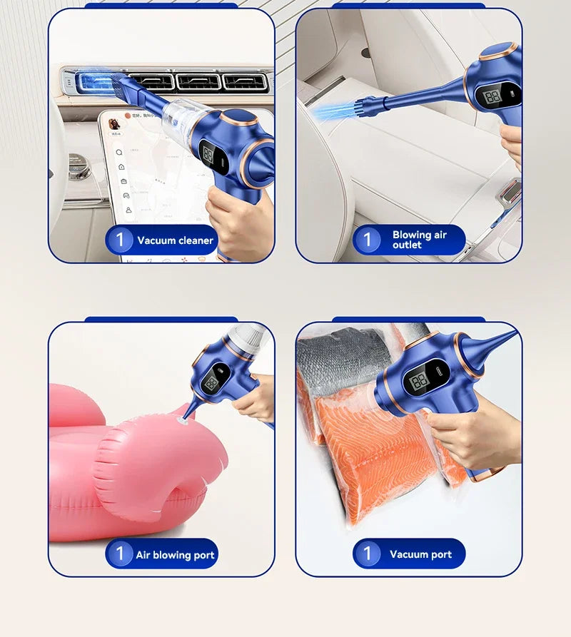 Xiaomi 95000Pa Wireless Handheld Vacuum - 5-in-1 Car & Home Cleaner
