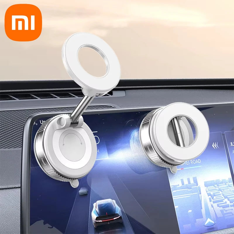 "360° Magnetic Car Phone Mount - Strong Grip, Foldable & Hands-Free"