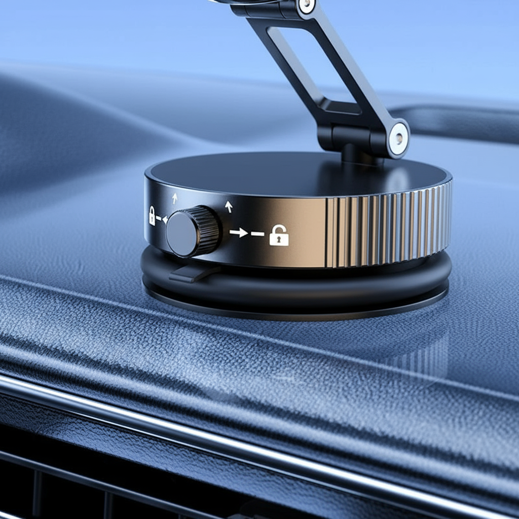 Vacuum Suction Cup & Locking Mechanism